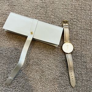 Cluse watch and case